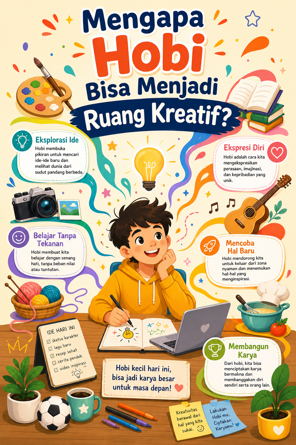 Mengapa Hobi Bisa Menjadi Ruang Kreatif? - hobi