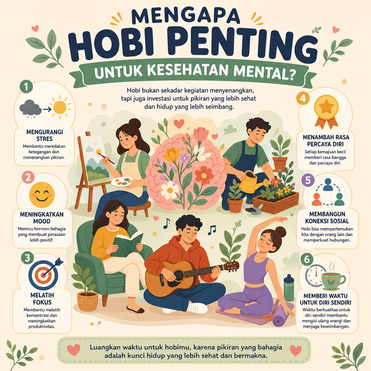 Mengapa Hobi Penting untuk Kesehatan Mental? - hobi