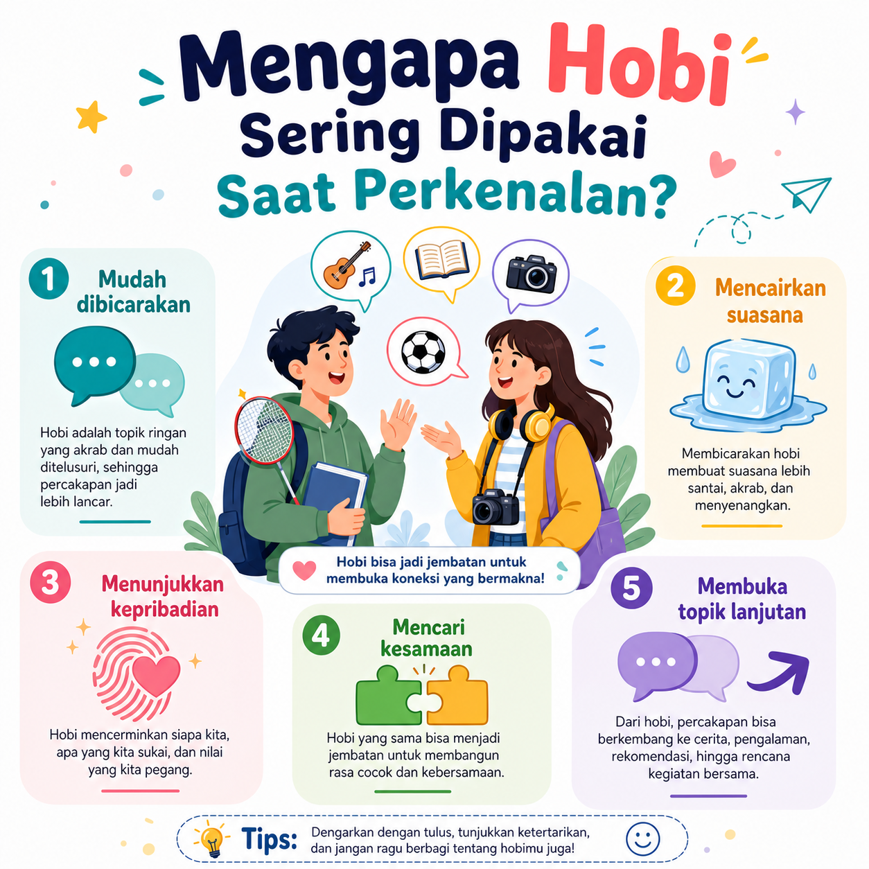 Mengapa Hobi Sering Dipakai Saat Perkenalan? - hobi