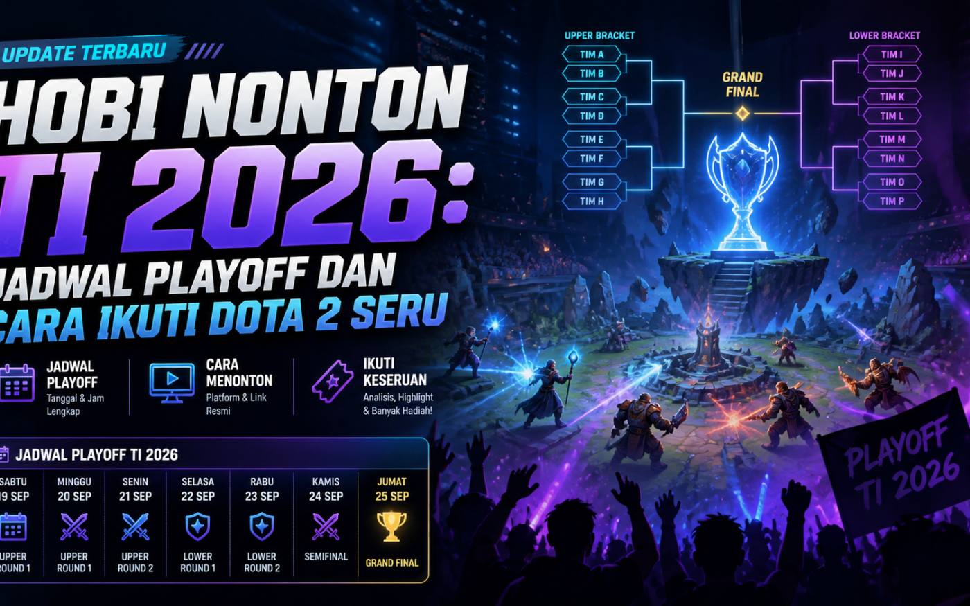 dota - Hobi Nonton TI 2026: Jadwal Playoff dan Cara Ikuti Dota 2 Seru