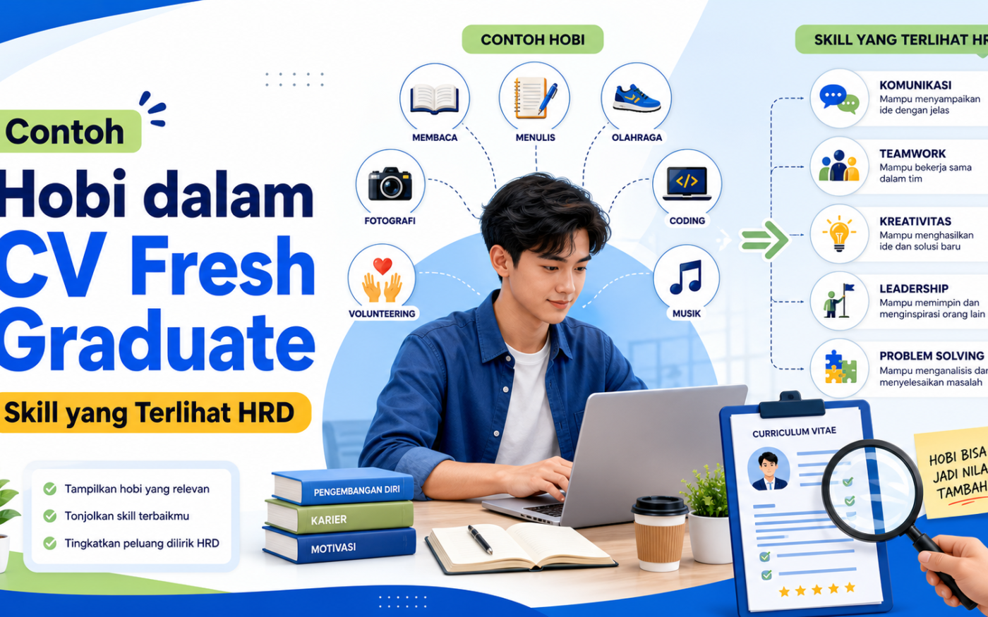 hobi - Contoh Hobi dalam CV Fresh Graduate dan Skill yang Terlihat HRD