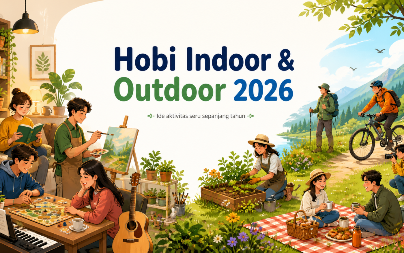 hobi - Daftar Hobi Indoor dan Outdoor yang Bisa Dicoba Sepanjang 2026