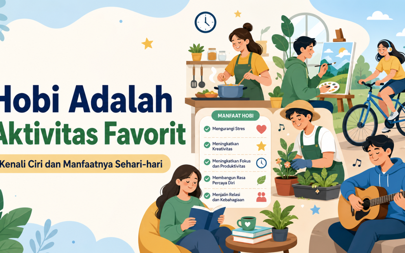 hobi - Hobi Adalah Aktivitas Favorit, Kenali Ciri dan Manfaatnya Sehari-hari