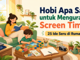 hobi - Hobi Apa Saja untuk Mengurangi Screen Time? 25 Ide Seru di Rumah