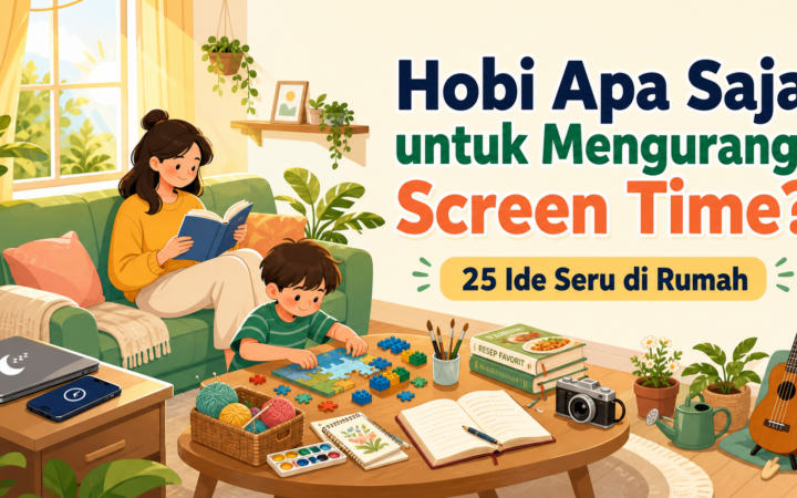 hobi - Hobi Apa Saja untuk Mengurangi Screen Time? 25 Ide Seru di Rumah