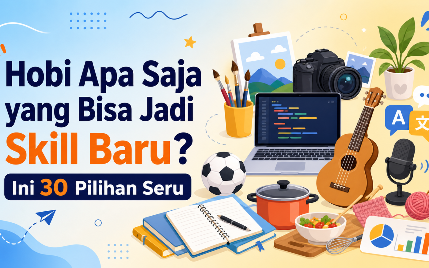 hobi - Hobi Apa Saja yang Bisa Jadi Skill Baru? Ini 30 Pilihan Seru