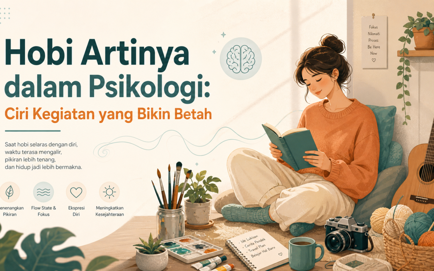 hobi - Hobi Artinya dalam Psikologi: Ciri Kegiatan yang Bikin Betah