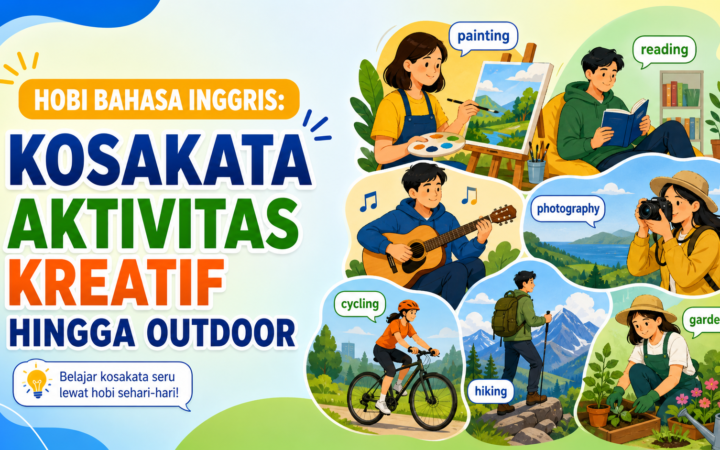 hobi - Hobi Bahasa Inggris: Kosakata Aktivitas Kreatif hingga Outdoor