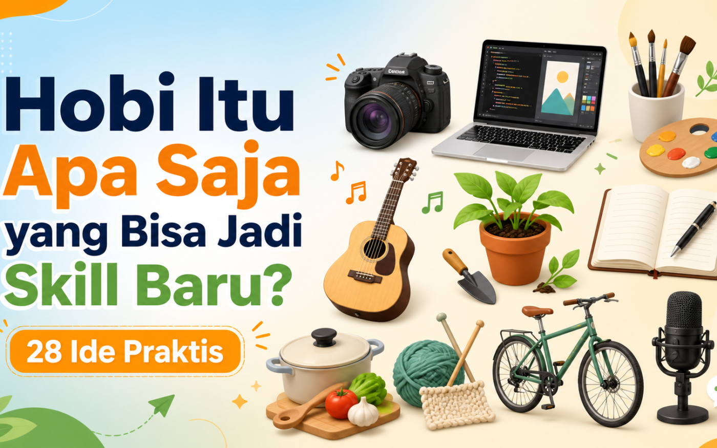 hobi - Hobi Itu Apa Saja yang Bisa Jadi Skill Baru? 28 Ide Praktis