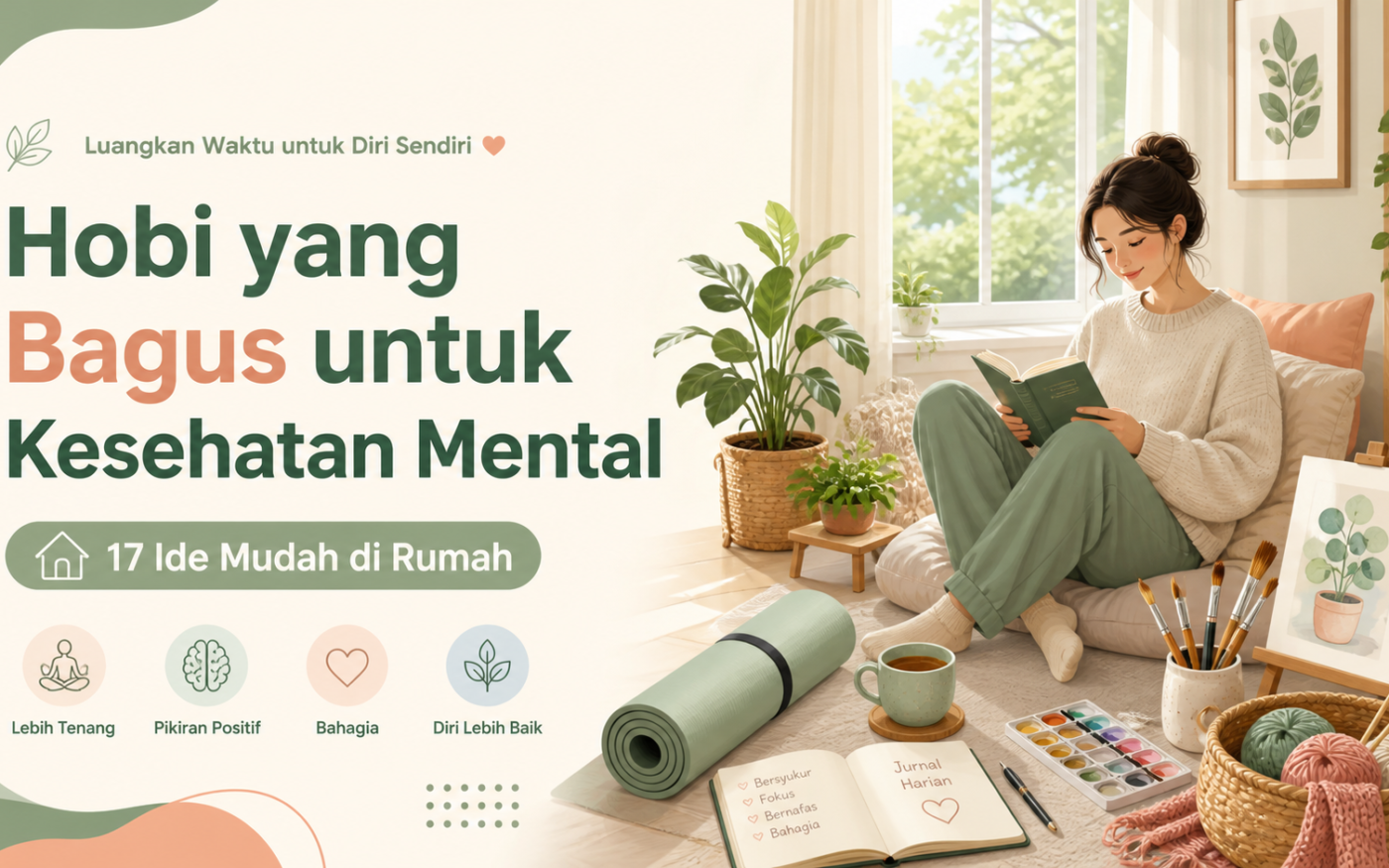 hobi - Hobi yang Bagus untuk Kesehatan Mental: 17 Ide Mudah di Rumah