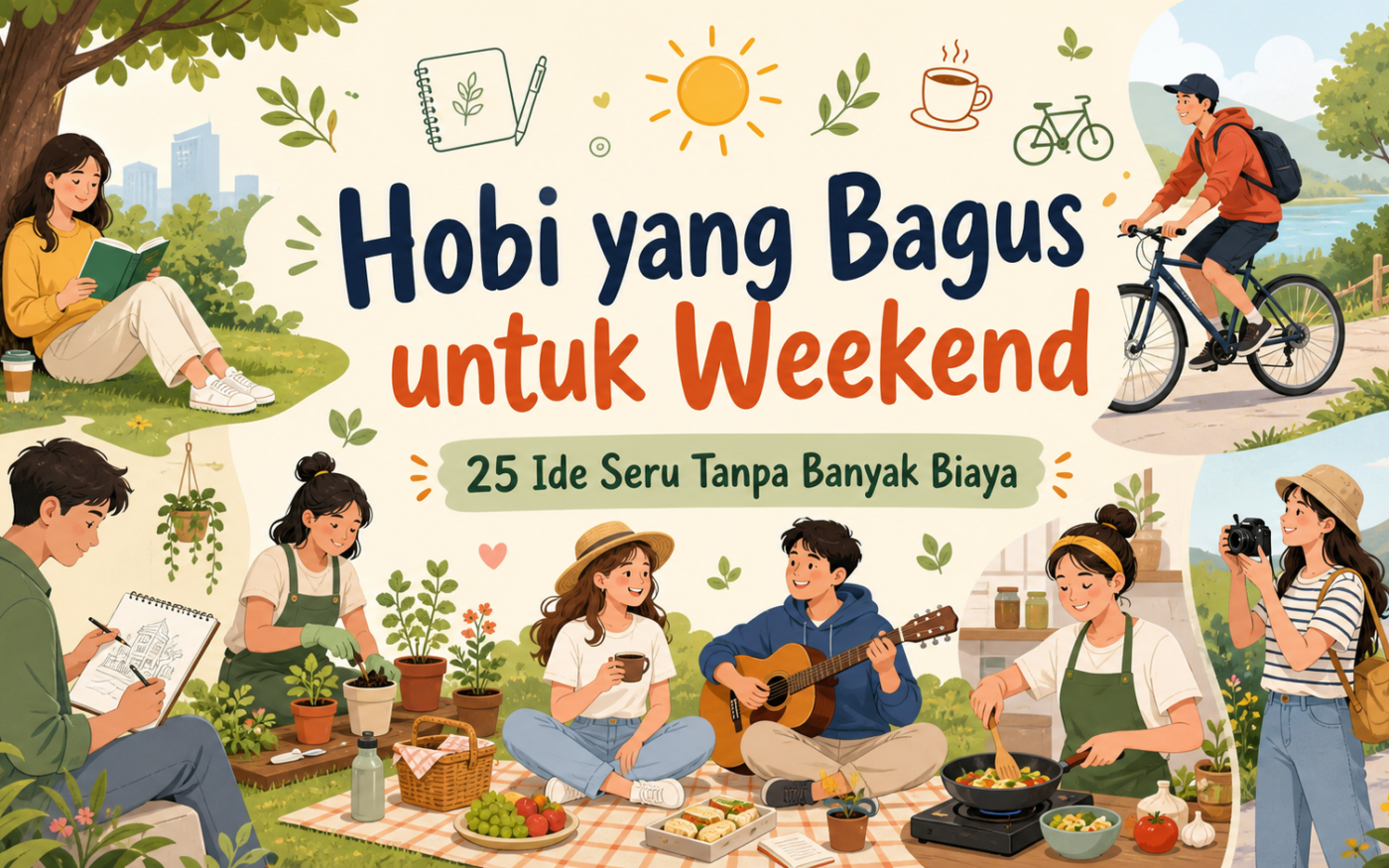hobi - Hobi yang Bagus untuk Weekend: 25 Ide Seru Tanpa Banyak Biaya