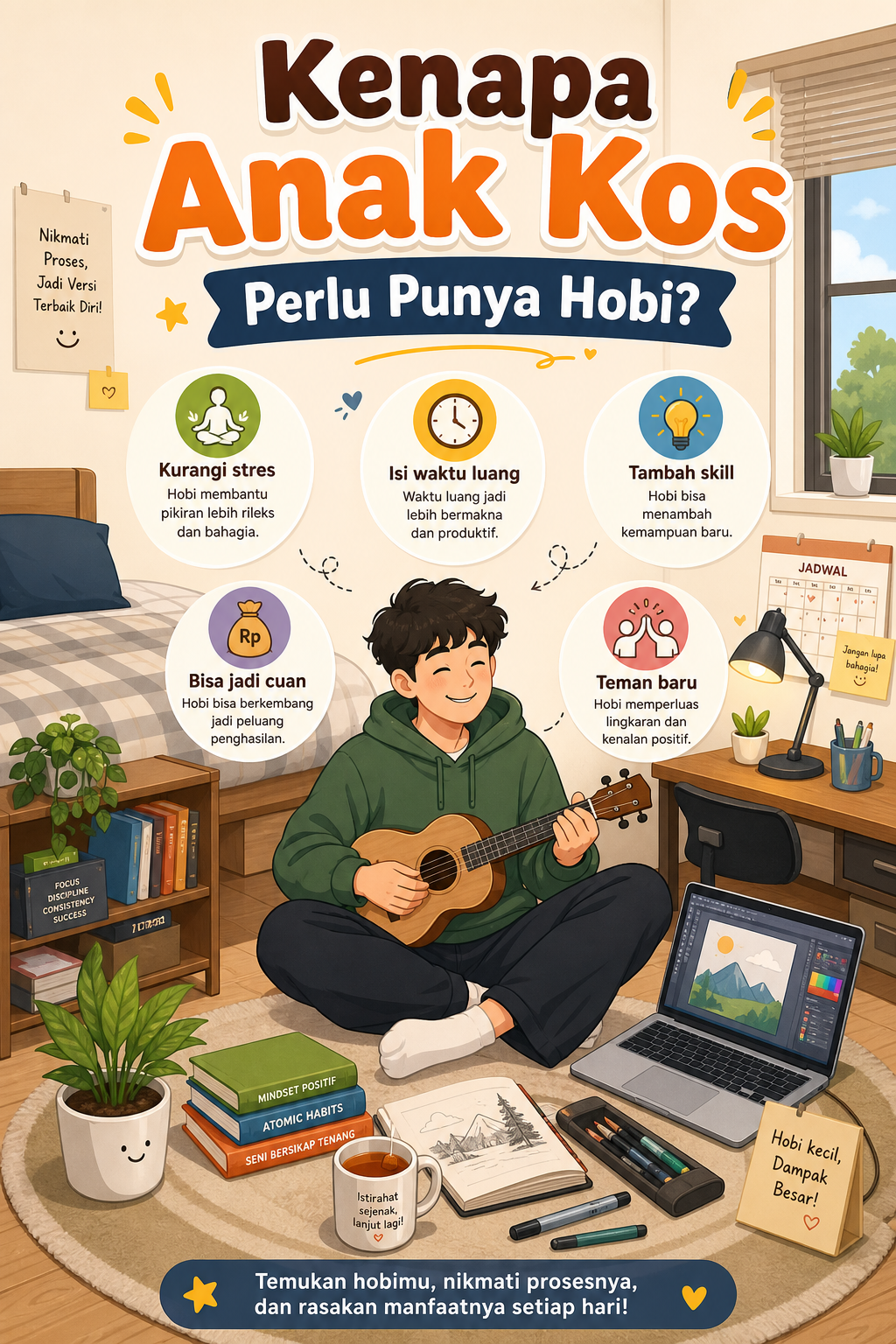 Kenapa Anak Kos Perlu Punya Hobi? - hobi