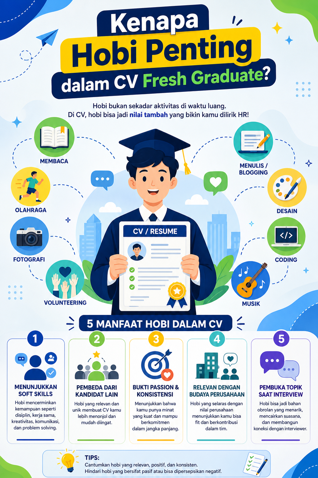 Kenapa Hobi Penting dalam CV Fresh Graduate? - hobi