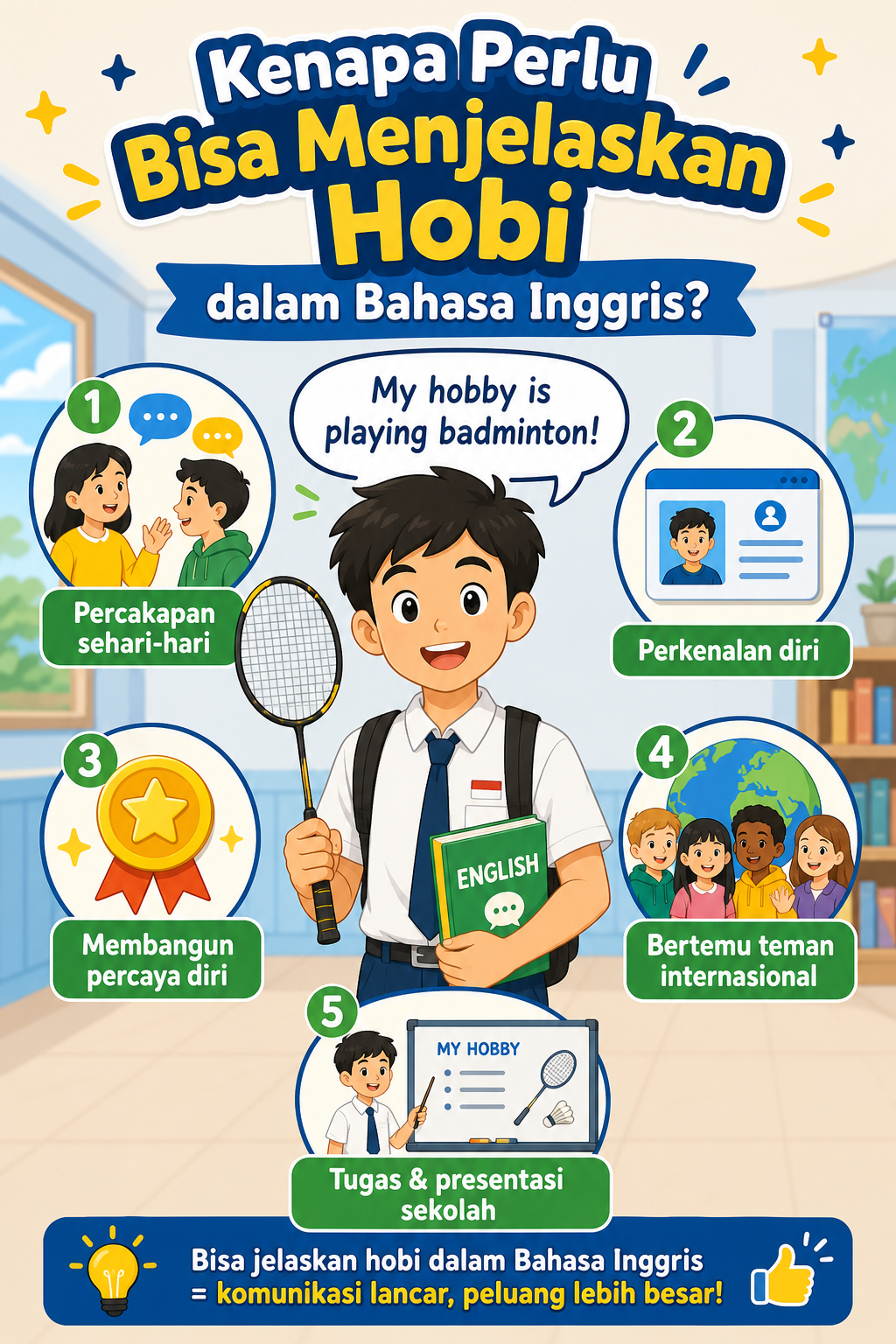 Kenapa Perlu Bisa Menjelaskan Hobi dalam Bahasa Inggris? - hobi
