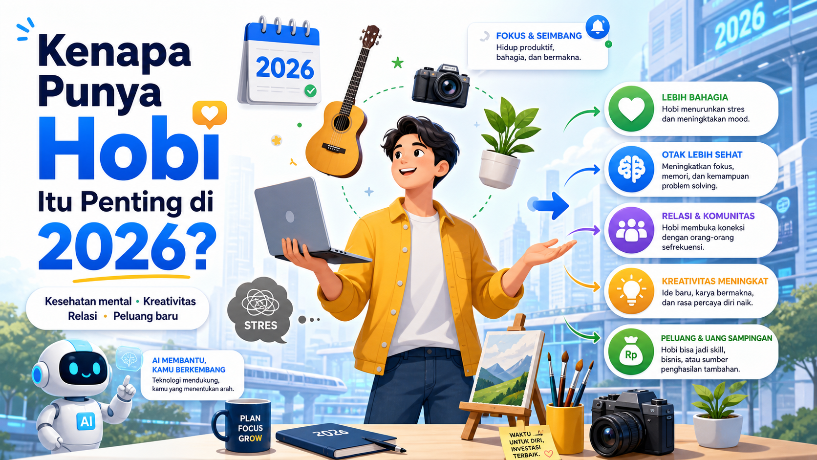 Kenapa Punya Hobi Itu Penting di 2026? - hobi