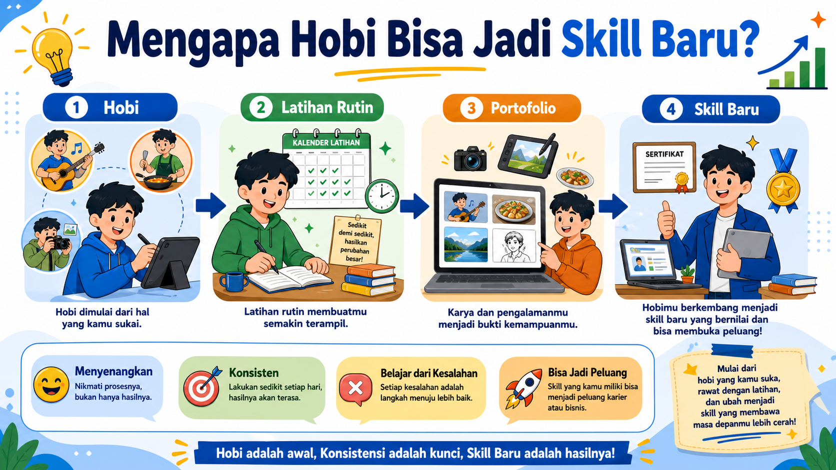 Mengapa Hobi Bisa Jadi Skill Baru? - hobi