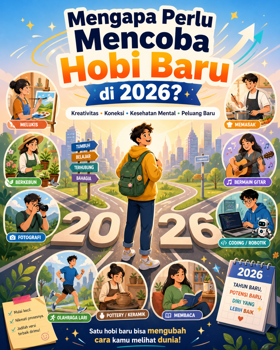 Mengapa Perlu Mencoba Hobi Baru di 2026? - hobi
