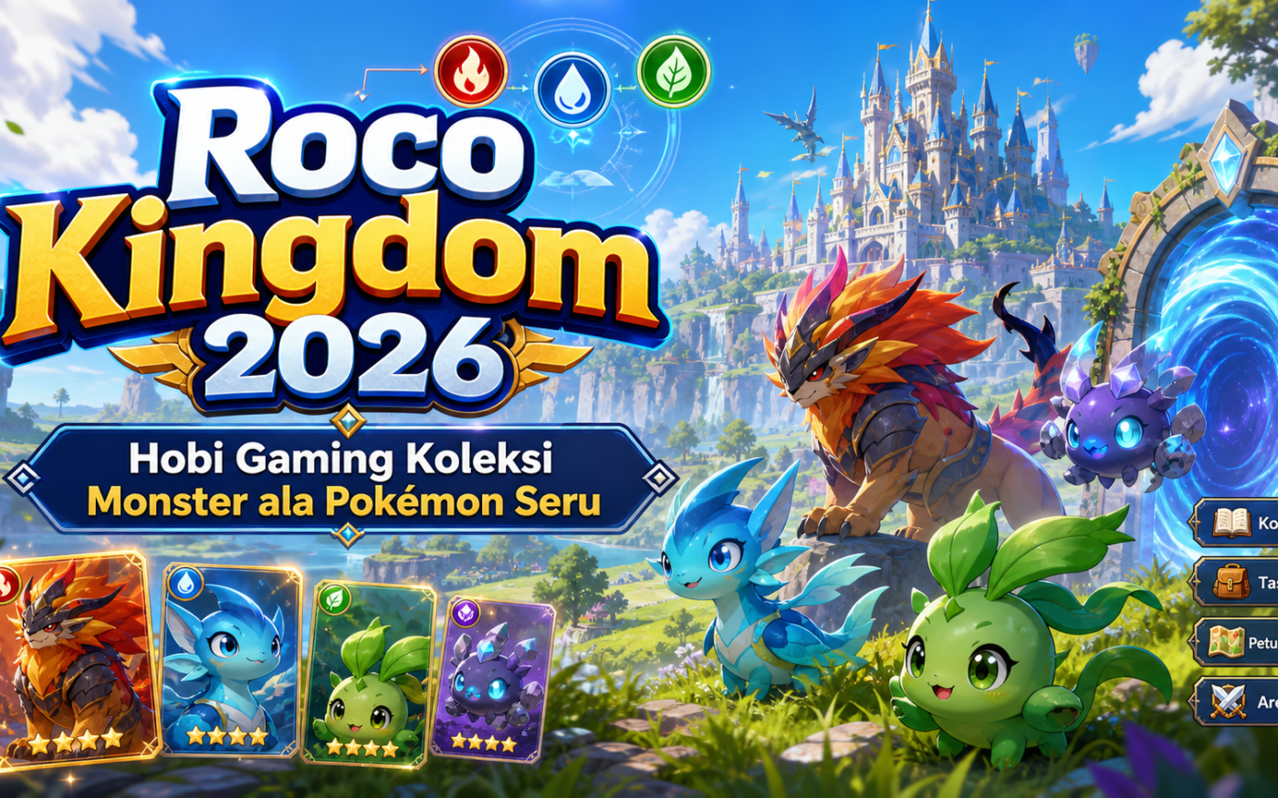 roco - Roco Kingdom 2026: Hobi Gaming Koleksi Monster ala Pokémon Seru