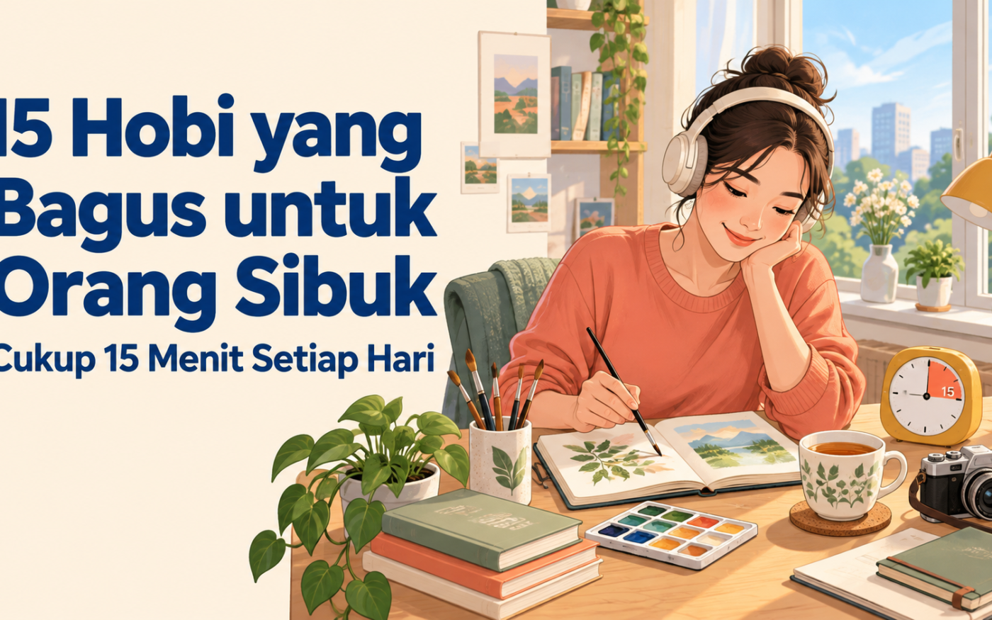 hobi - 15 Hobi yang Bagus untuk Orang Sibuk, Cukup 15 Menit Setiap Hari