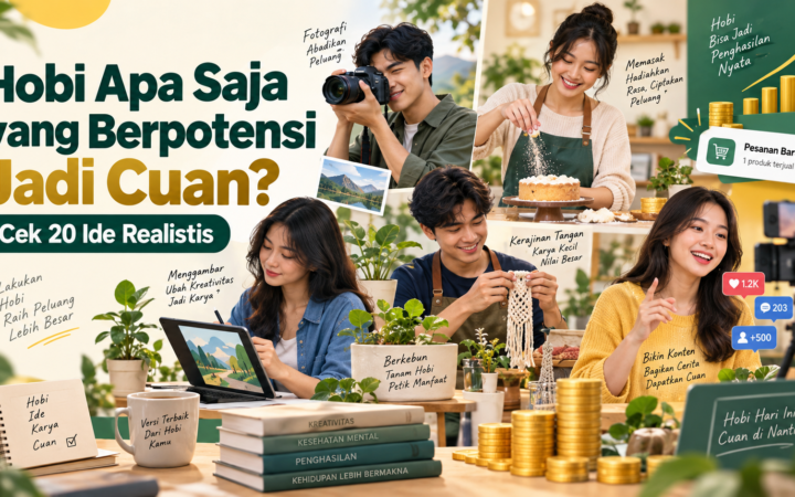 hobi - Hobi Apa Saja yang Berpotensi Jadi Cuan? Cek 20 Ide Realistis