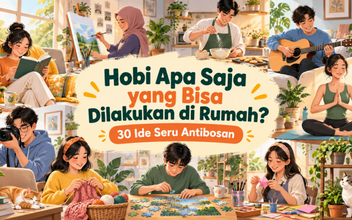hobi - Hobi Apa Saja yang Bisa Dilakukan di Rumah? 30 Ide Seru Antibosan