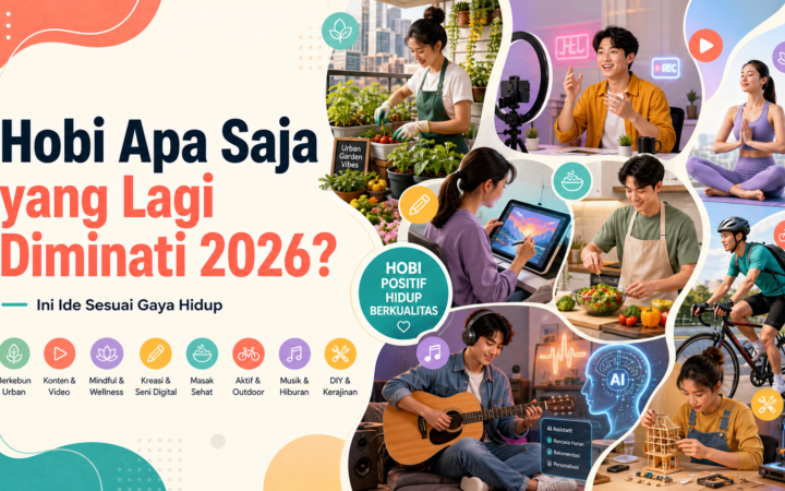 hobi - Hobi Apa Saja yang Lagi Diminati 2026? Ini Ide Sesuai Gaya Hidup