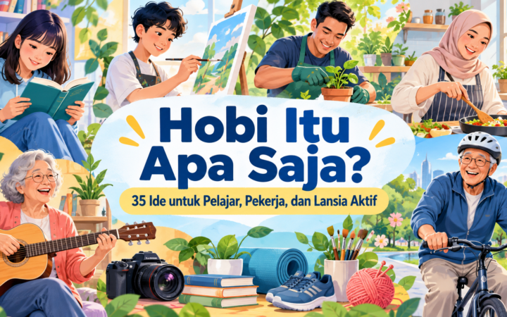 hobi - Hobi Itu Apa Saja? 35 Ide untuk Pelajar, Pekerja, dan Lansia Aktif