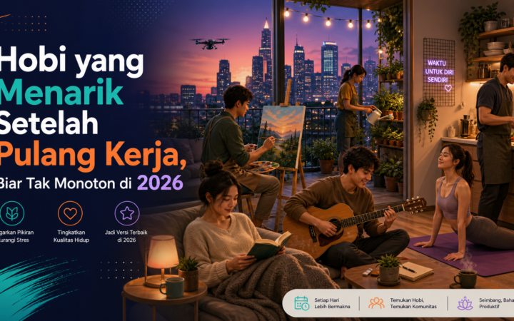 hobi - Hobi yang Menarik Setelah Pulang Kerja, Biar Tak Monoton di 2026