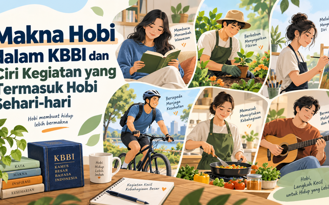 hobi - Makna Hobi dalam KBBI dan Ciri Kegiatan yang Termasuk Hobi Sehari-hari