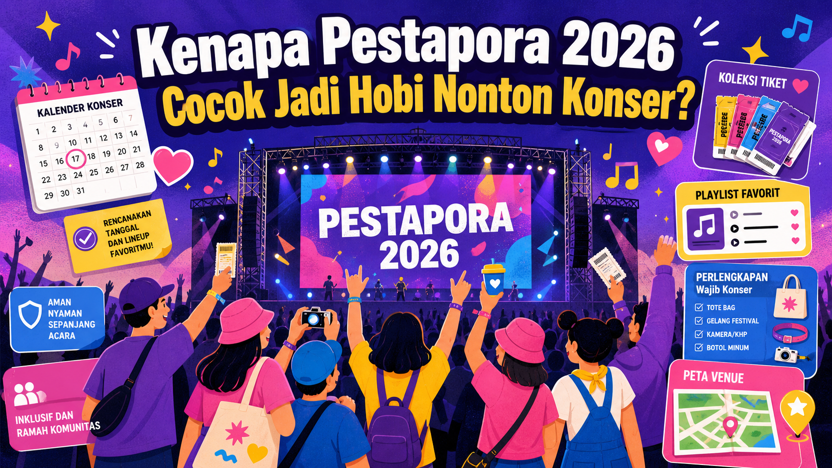 Kenapa Pestapora 2026 Cocok Jadi Hobi Nonton Konser? - pestapora
