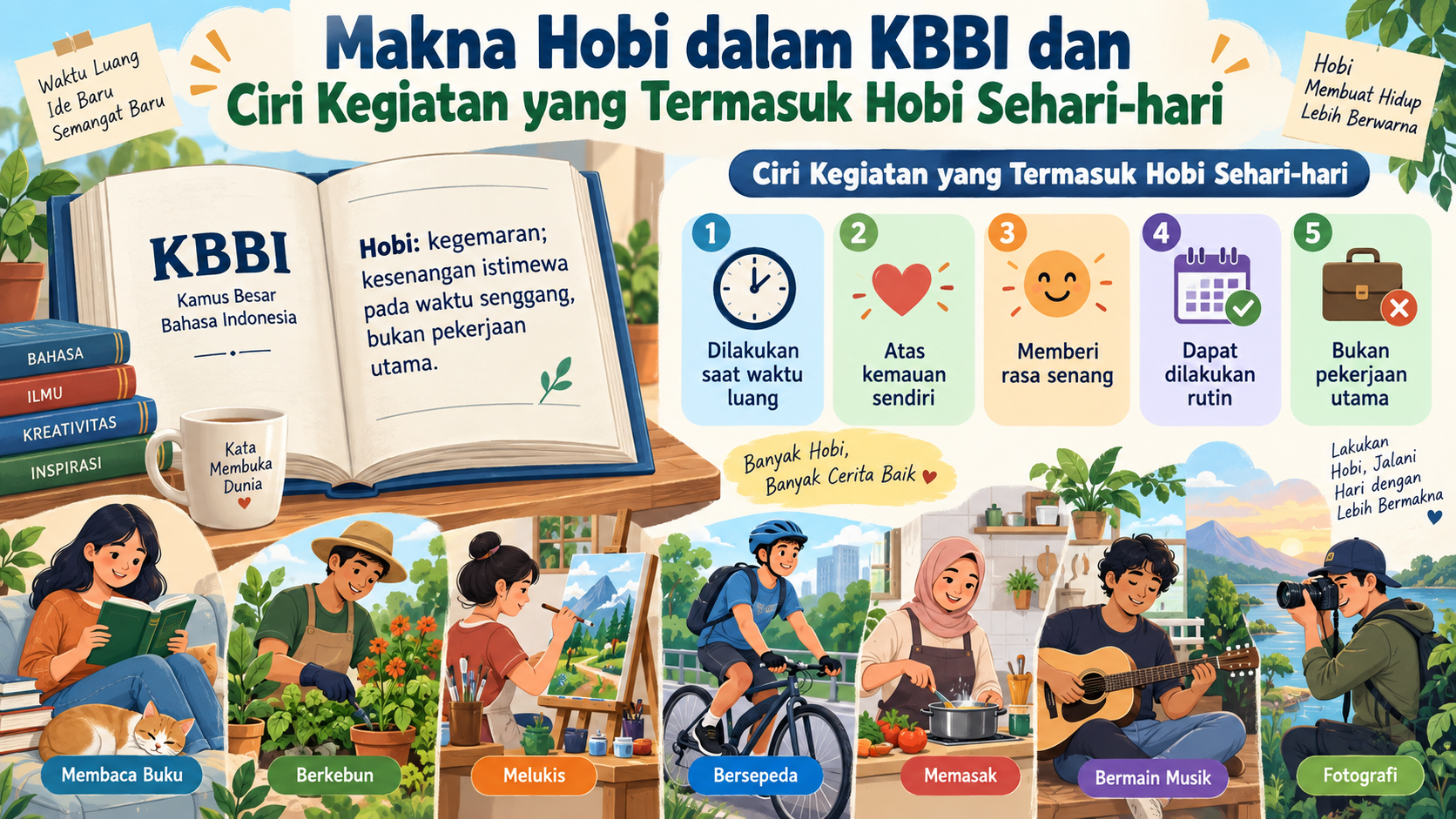 Makna Hobi dalam KBBI - hobi