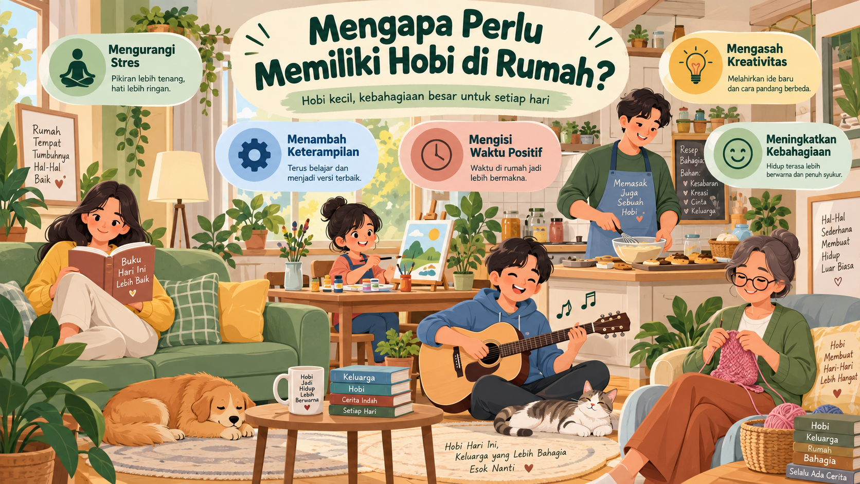 Mengapa Perlu Memiliki Hobi di Rumah? - hobi