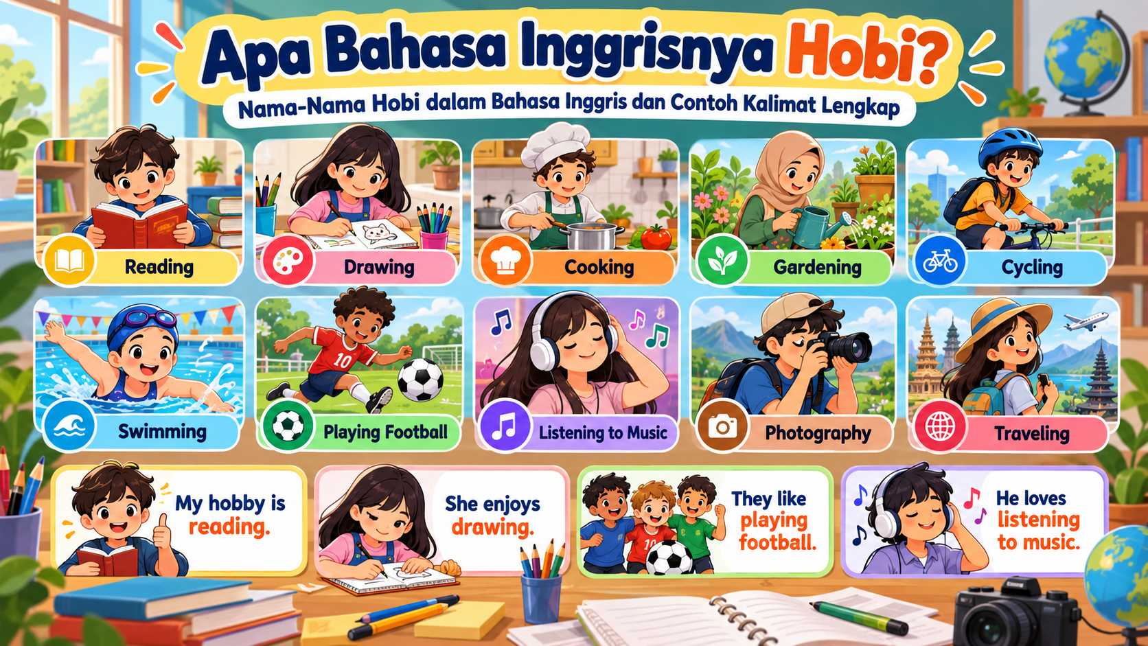 Apa Bahasa Inggrisnya Hobi? - hobi
