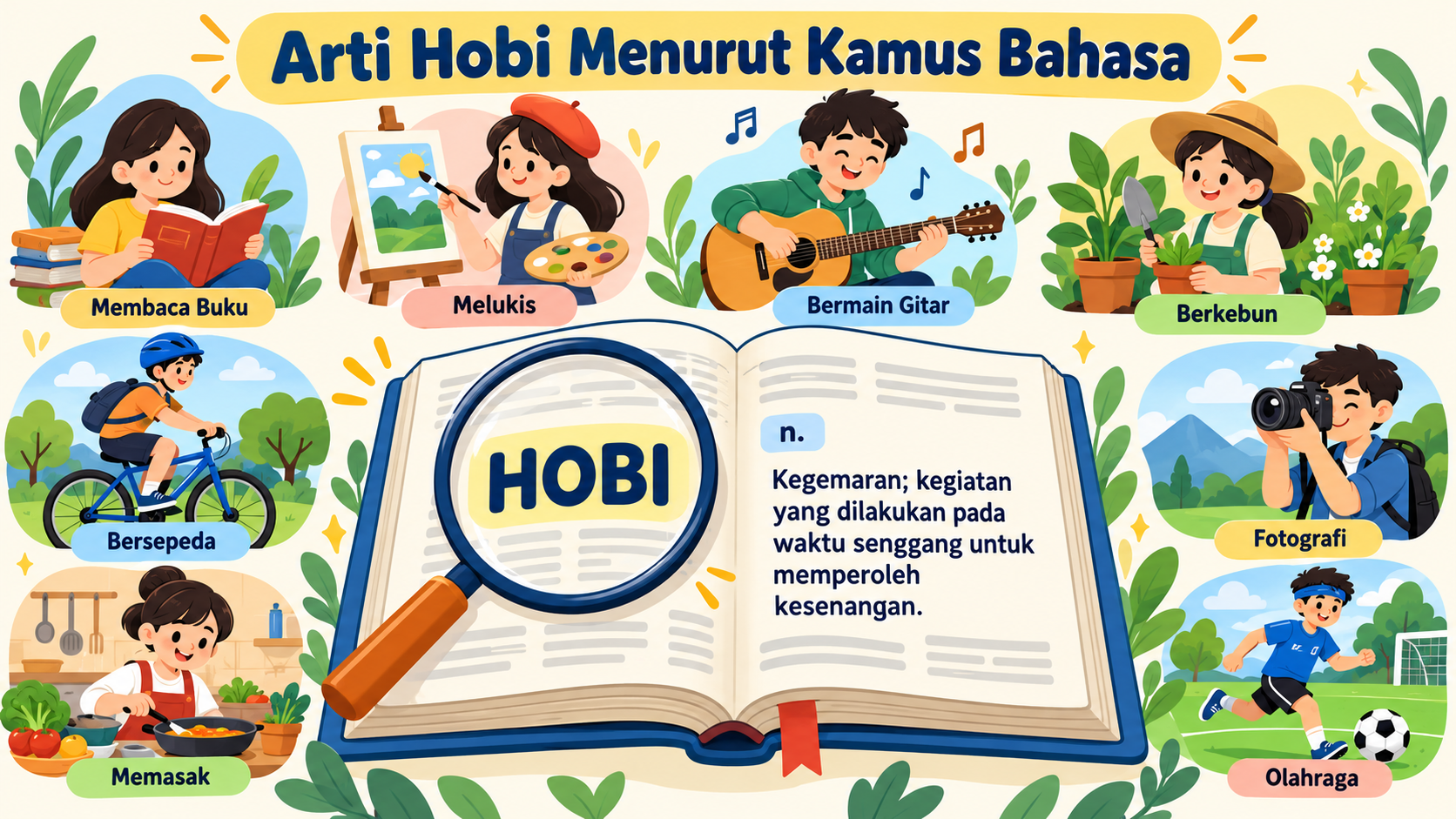 Arti Hobi Menurut Kamus Bahasa - hobi