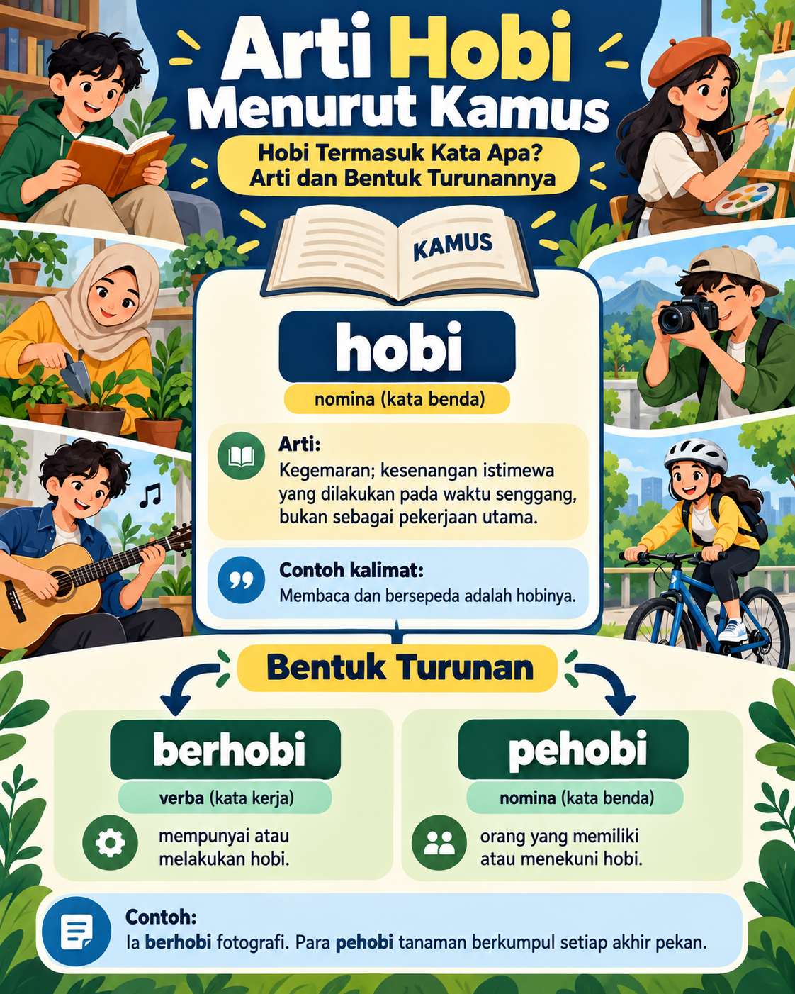 Arti Hobi Menurut Kamus - hobi