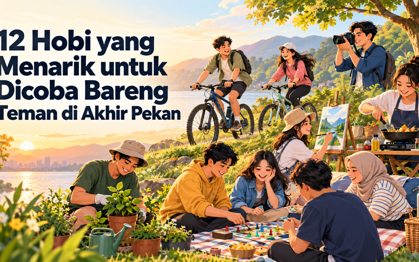 hobi - 12 Hobi yang Menarik untuk Dicoba Bareng Teman di Akhir Pekan