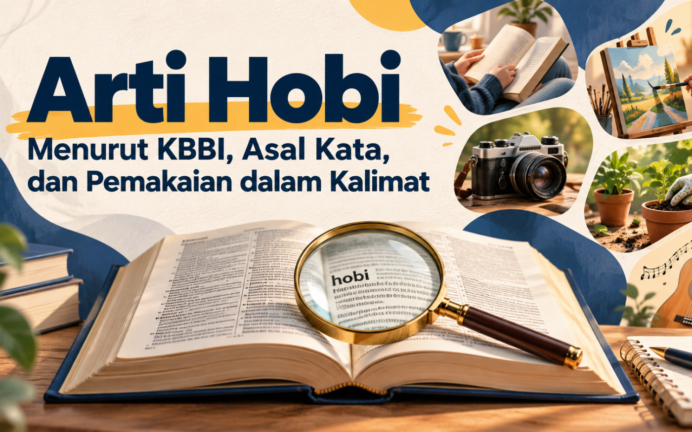 hobi - Arti Hobi Menurut KBBI, Asal Kata, dan Pemakaian dalam Kalimat