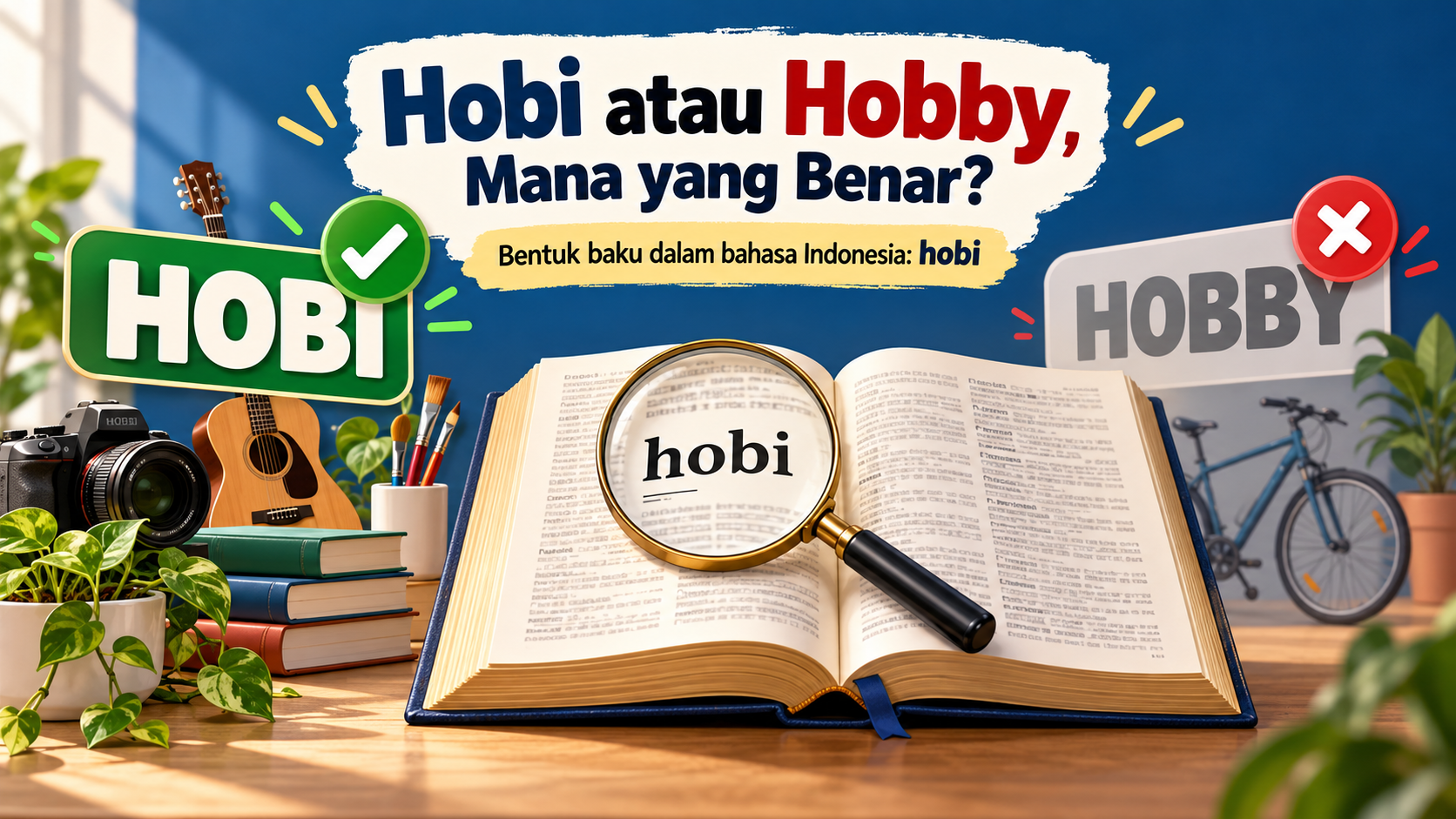Hobi atau Hobby, Mana yang Benar? - hobi