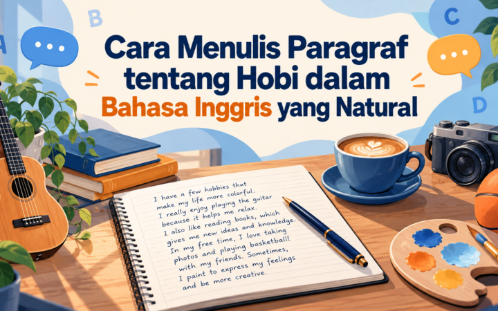 hobi - Cara Menulis Paragraf tentang Hobi dalam Bahasa Inggris yang Natural
