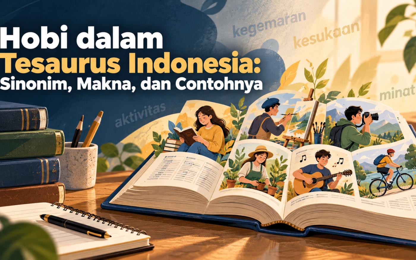 hobi - Hobi dalam Tesaurus Indonesia: Sinonim, Makna, dan Contohnya