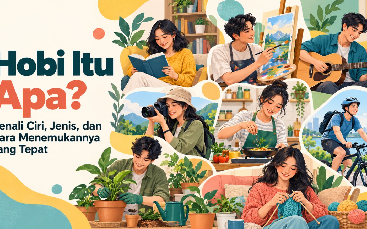 hobi - Hobi Itu Apa? Kenali Ciri, Jenis, dan Cara Menemukannya yang Tepat