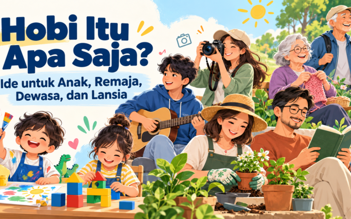 hobi - Hobi Itu Apa Saja? Ide untuk Anak, Remaja, Dewasa, dan Lansia