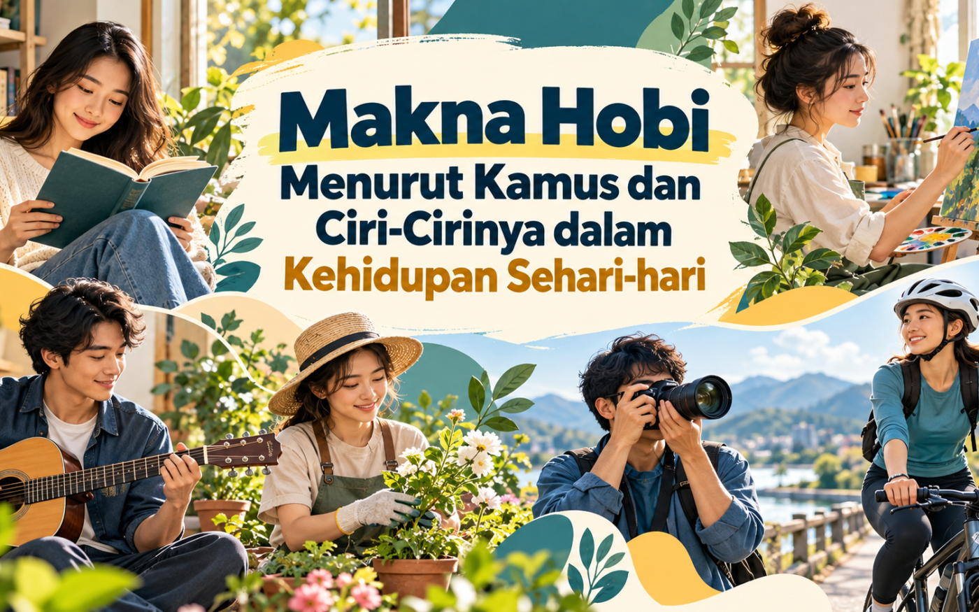 hobi - Makna Hobi Menurut Kamus dan Ciri-Cirinya dalam Kehidupan Sehari-hari