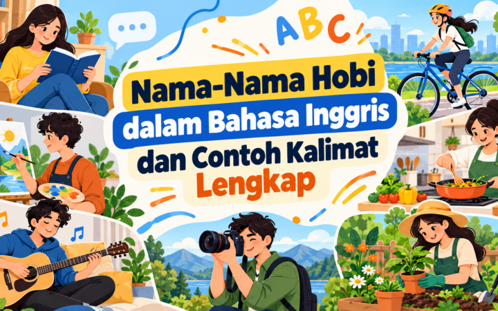 hobi - Nama-Nama Hobi dalam Bahasa Inggris dan Contoh Kalimat Lengkap