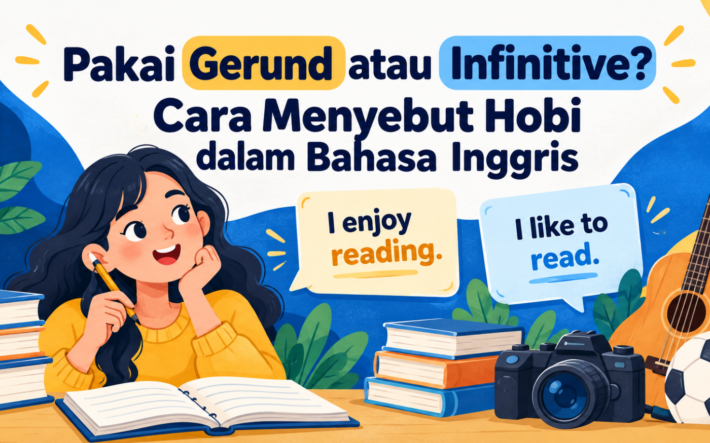 hobi - Pakai Gerund atau Infinitive? Cara Menyebut Hobi dalam Bahasa Inggris
