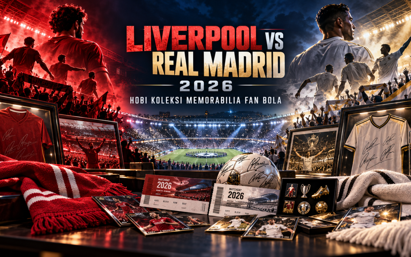 liverpool - Liverpool vs Real Madrid 2026: Hobi Koleksi Memorabilia Fan Bola