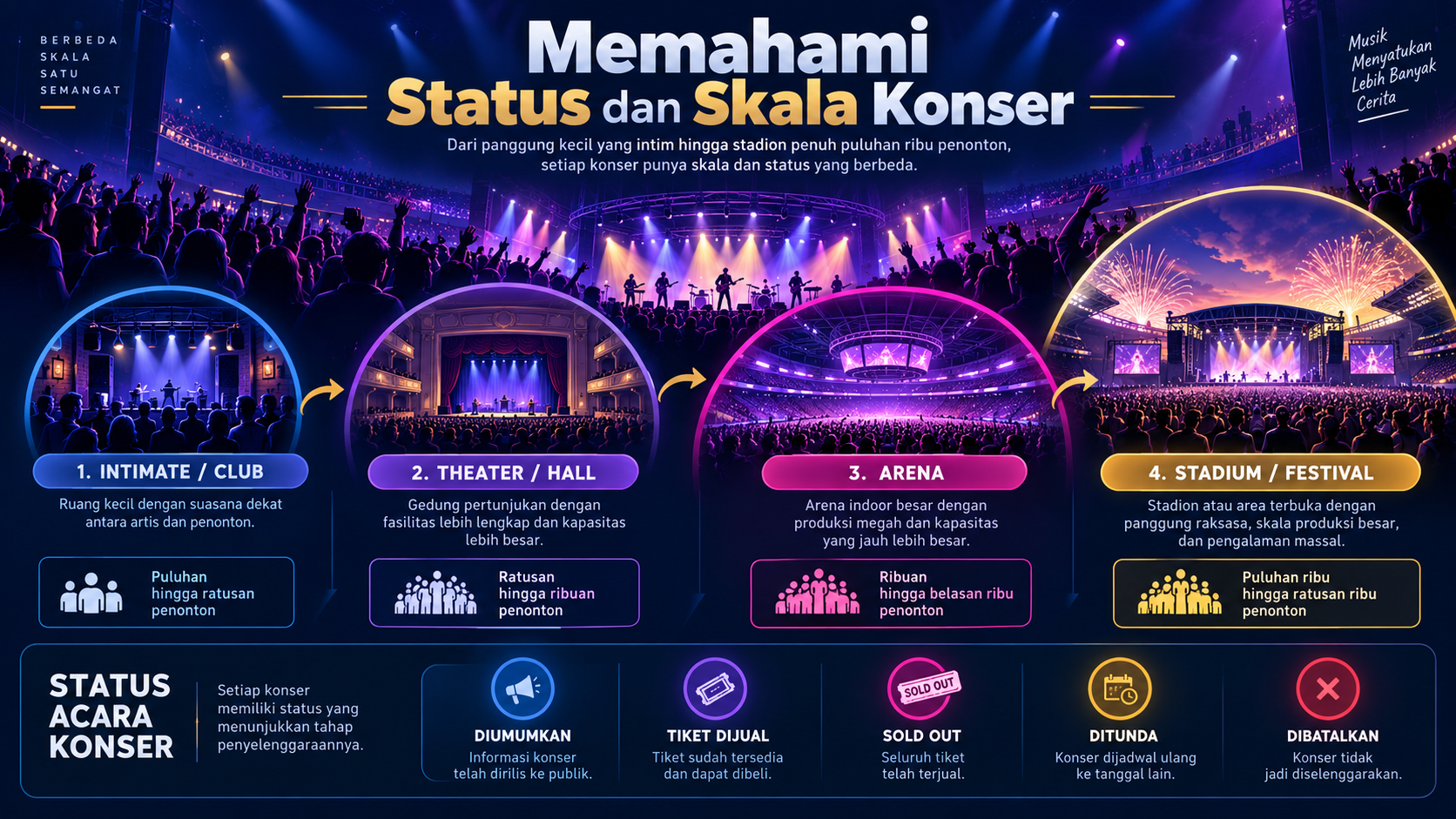 Memahami Status dan Skala Konser - kanye