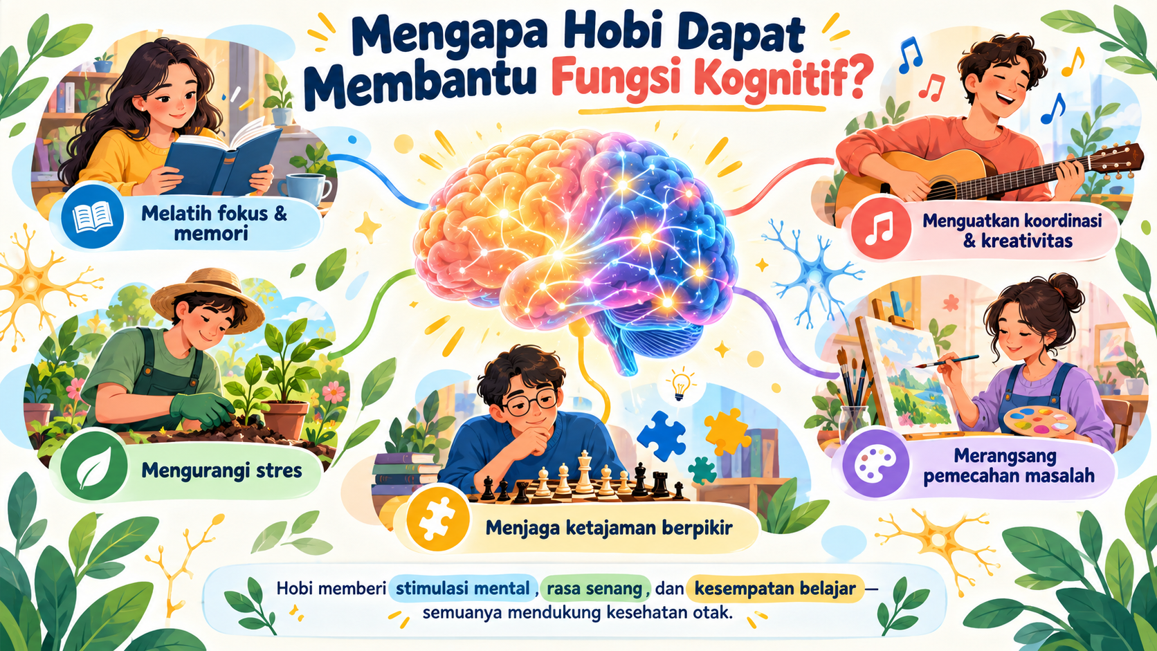 Mengapa Hobi Dapat Membantu Fungsi Kognitif? - hobi