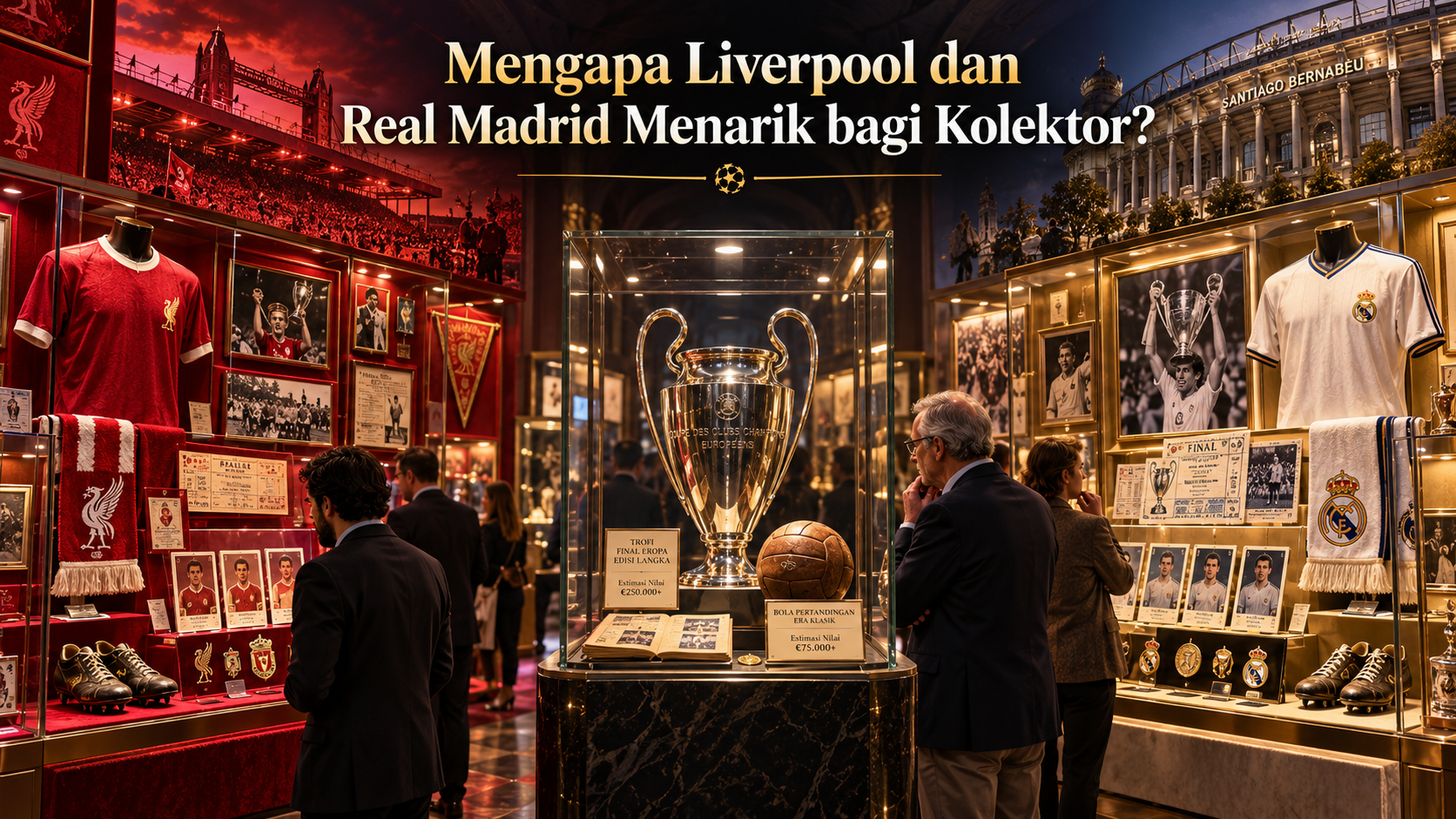 Mengapa Liverpool dan Real Madrid Menarik bagi Kolektor? - liverpool