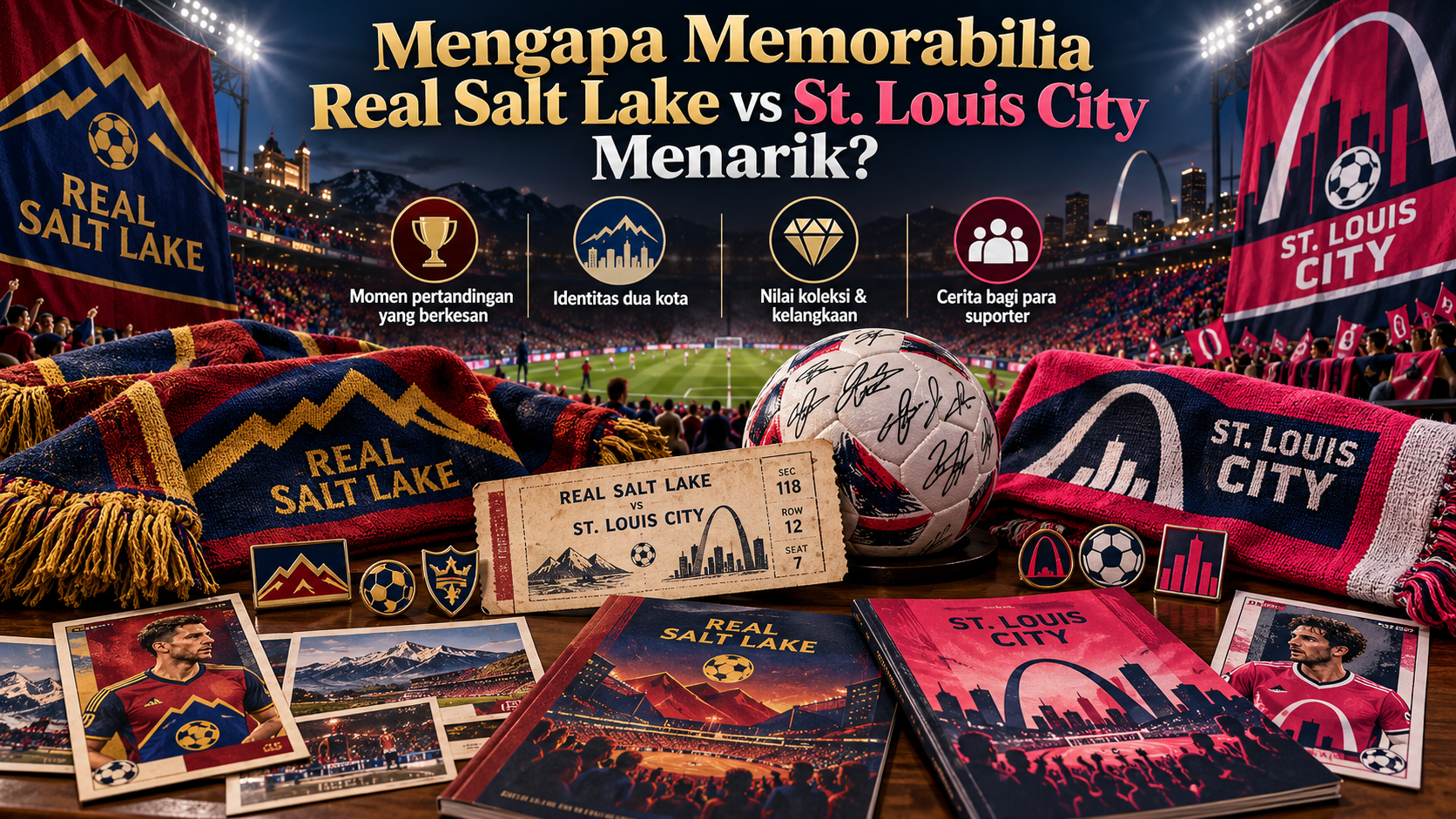 Mengapa Memorabilia Real Salt Lake vs St. Louis City Menarik? - rsl